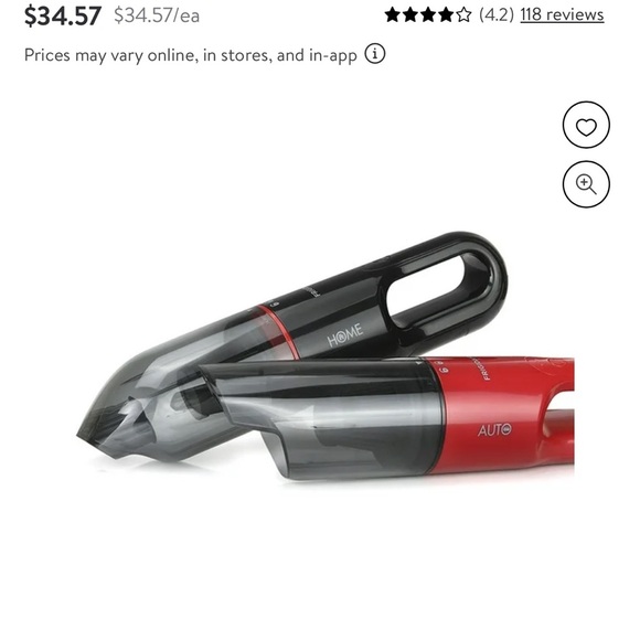 Frigidaire Cordless Hand Vacuums - Red and Black - Picture 4 of 4